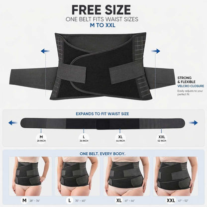 3-in-1 Adjustable Support Belt for Abdomen & Waist Support